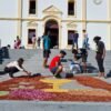 Cidades como Santa Luzia mantêm tradição de tapetes no Corpus Christi