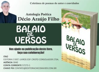 Poeta luziense pede apoio para publicar  “Balaio de Versos”, seu livro de poesias