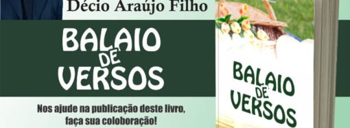 Poeta luziense pede apoio para publicar  “Balaio de Versos”, seu livro de poesias