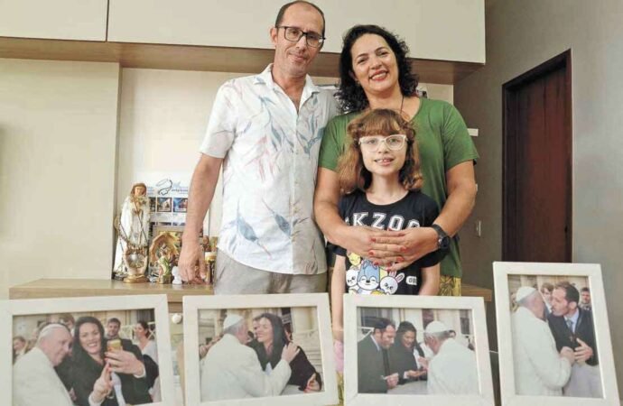 Luziense que se encontrou com Papa Francisco fala de “gratidão eterna”